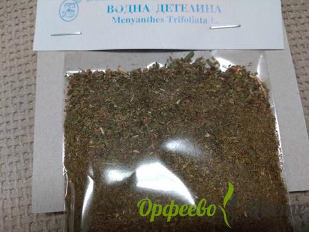 БИЛКИ И ЧАЙОВЕ  Билки Водна детелина - Menyanthes trifoliata L. 10 гр